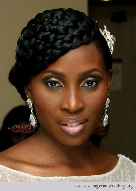 African American Natural Wedding Hairstyles
 468 best African American Wedding Hair images on Pinterest