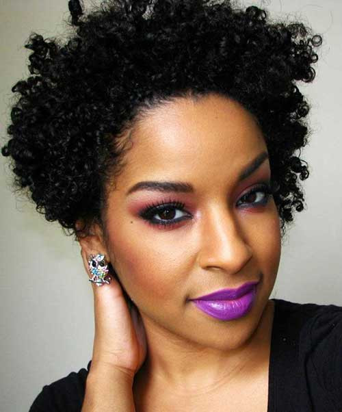 Afro Natural Hairstyle
 25 Short Curly Afro Hairstyles
