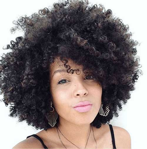 Afro Natural Hairstyle
 25 Short Curly Afro Hairstyles