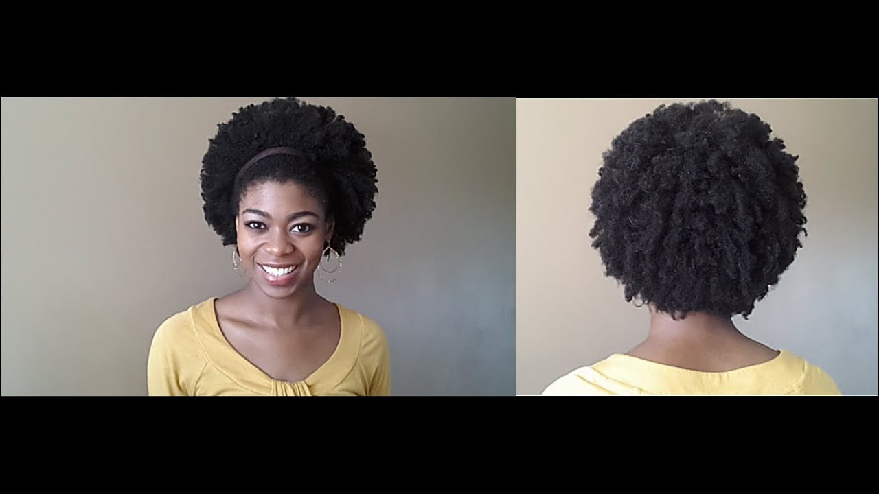 Afro Natural Hairstyle
 4C Natural Hair Afro Tutorial Requested