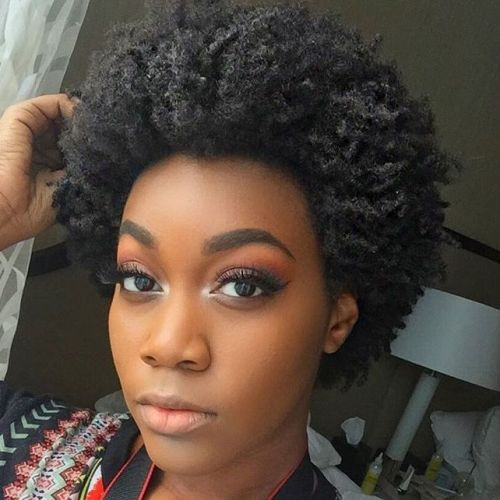 Afro Natural Hairstyle
 75 Most Inspiring Natural Hairstyles for Short Hair in 2020