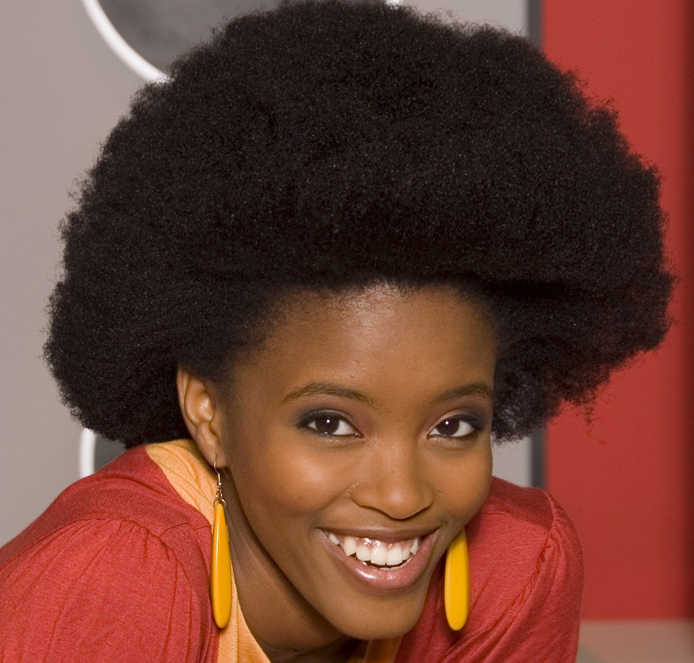 Afro Natural Hairstyle
 Precious Kofi Natural Hair Style Icon