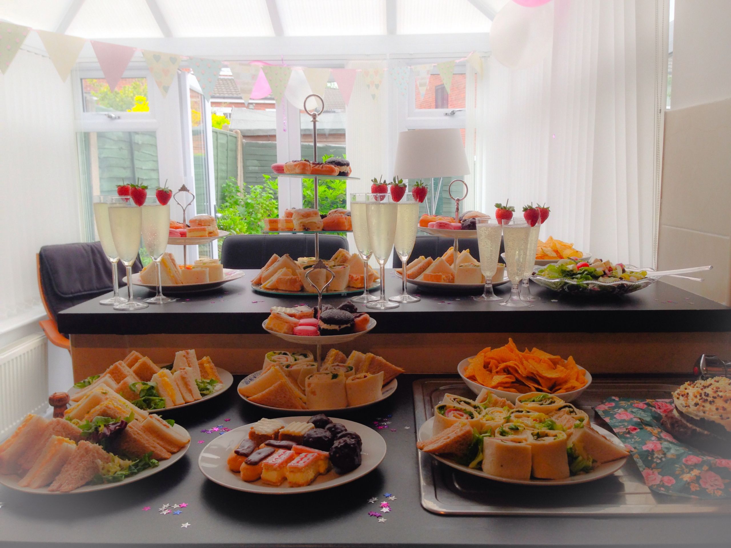Afternoon Tea Party Ideas
 Prosecco afternoon tea party – arranged and organised by