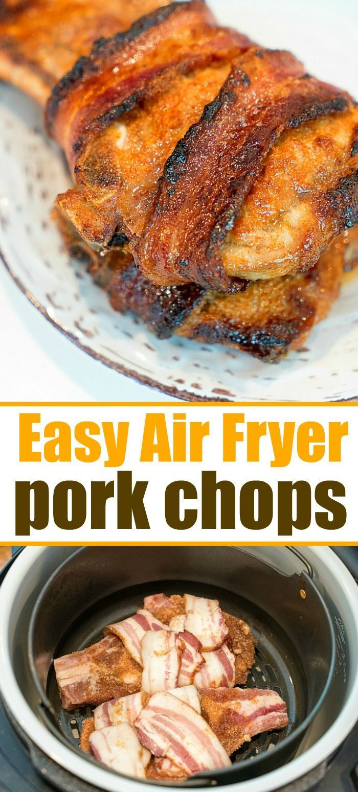 Air Fryer Pork Chops No Breading
 2 air fryer pork chop recipe ideas here e wrapped in