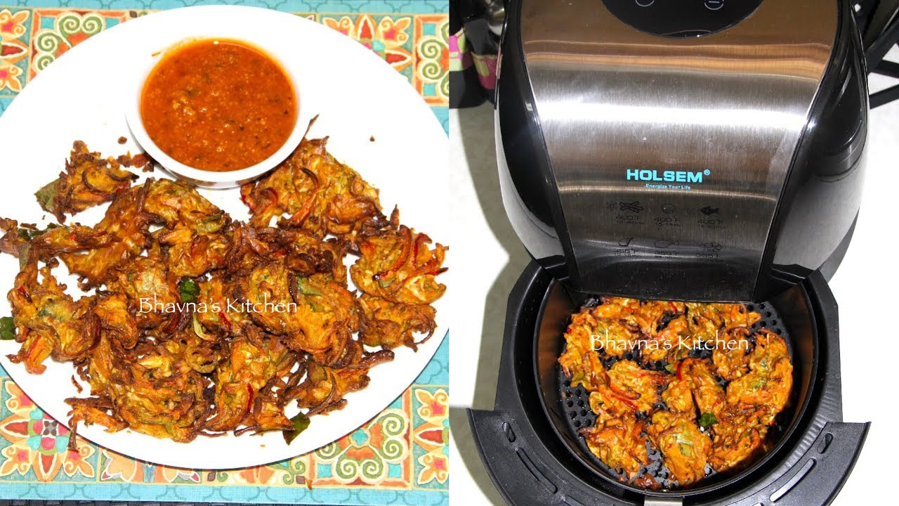 Air Fryer Recipes Indian
 HOLSEM Air Fryer Crispy Veg Pakore or Bhajiya Video Recipe