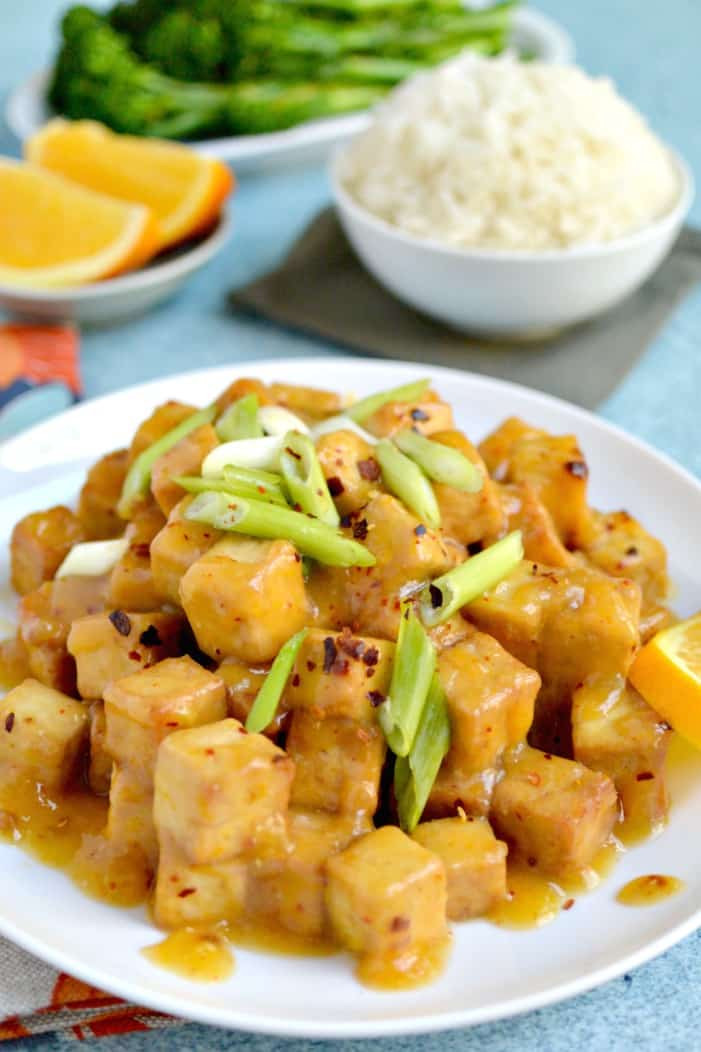 Air Fryer Tofu Recipes
 Crispy Air Fryer Tofu with Sticky Orange Sauce Veggies