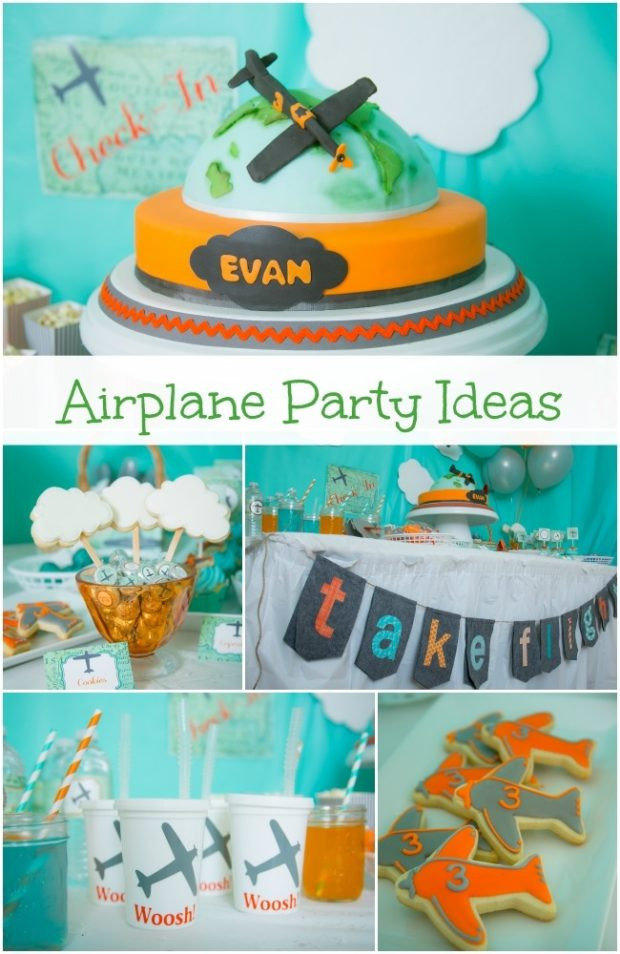 Airplane Birthday Party
 Flying High with an Airplane Birthday Party Spaceships