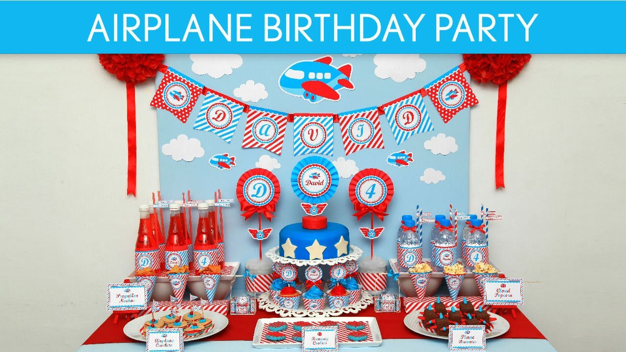 Airplane Birthday Party
 Airplane Birthday Party Ideas Airplane B33