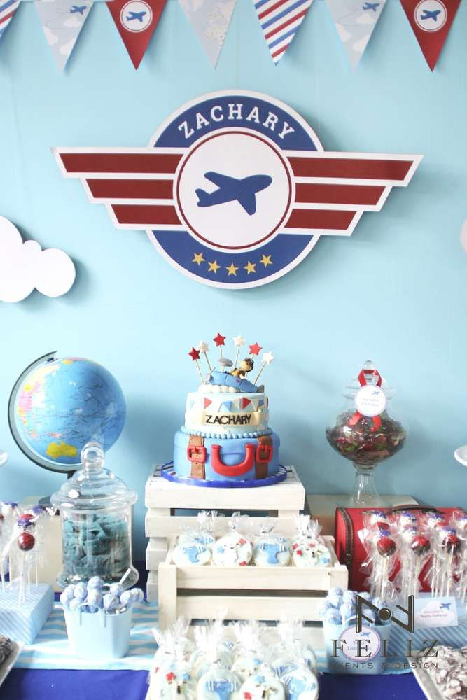 Airplane Birthday Party
 Awesome airplane birthday party See more party ideas at