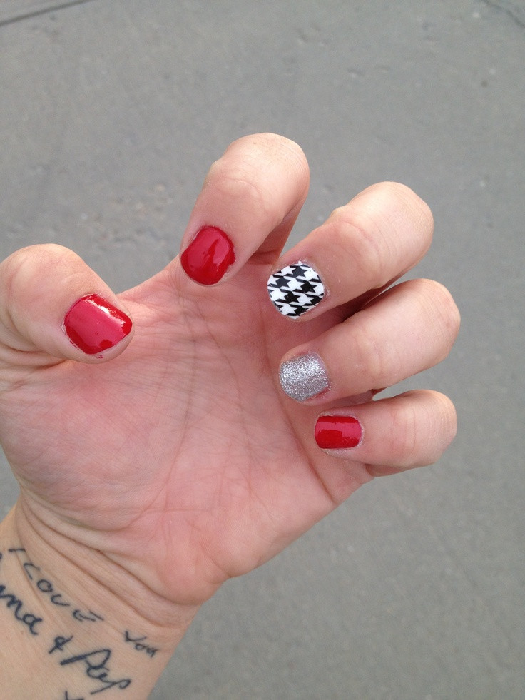 Alabama Nail Designs
 17 Best images about Crimson tide nails on Pinterest