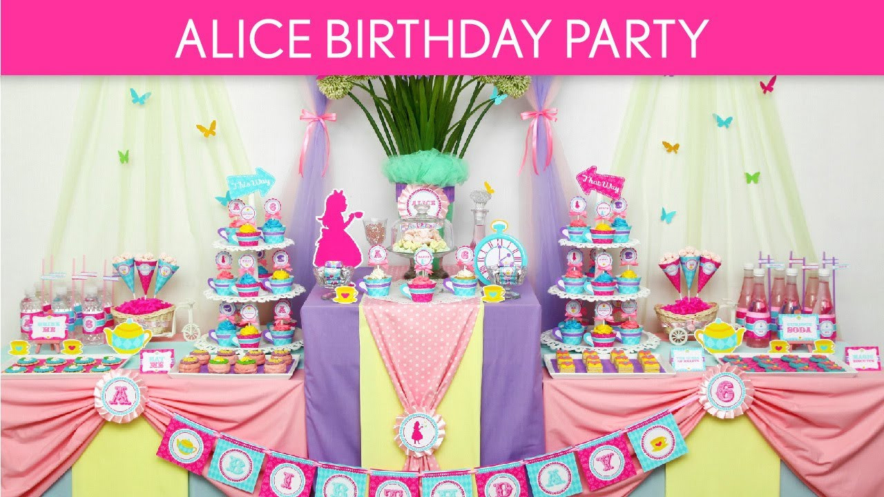 Alice And Wonderland Tea Party Ideas
 Alice in Wonderland Birthday Party Ideas Wonderland Tea