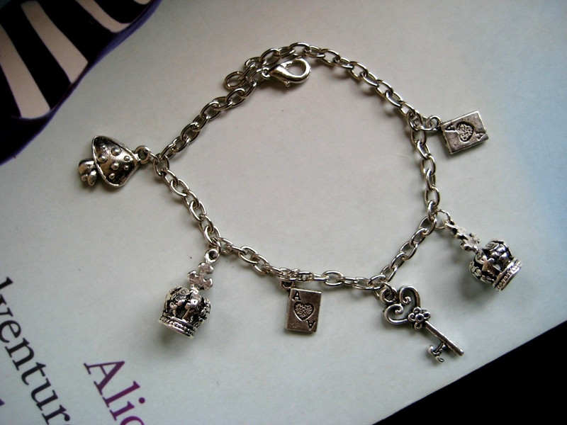 Alice In Wonderland Bracelet
 Accessories Alice in Wonderland Charm Bracelets x