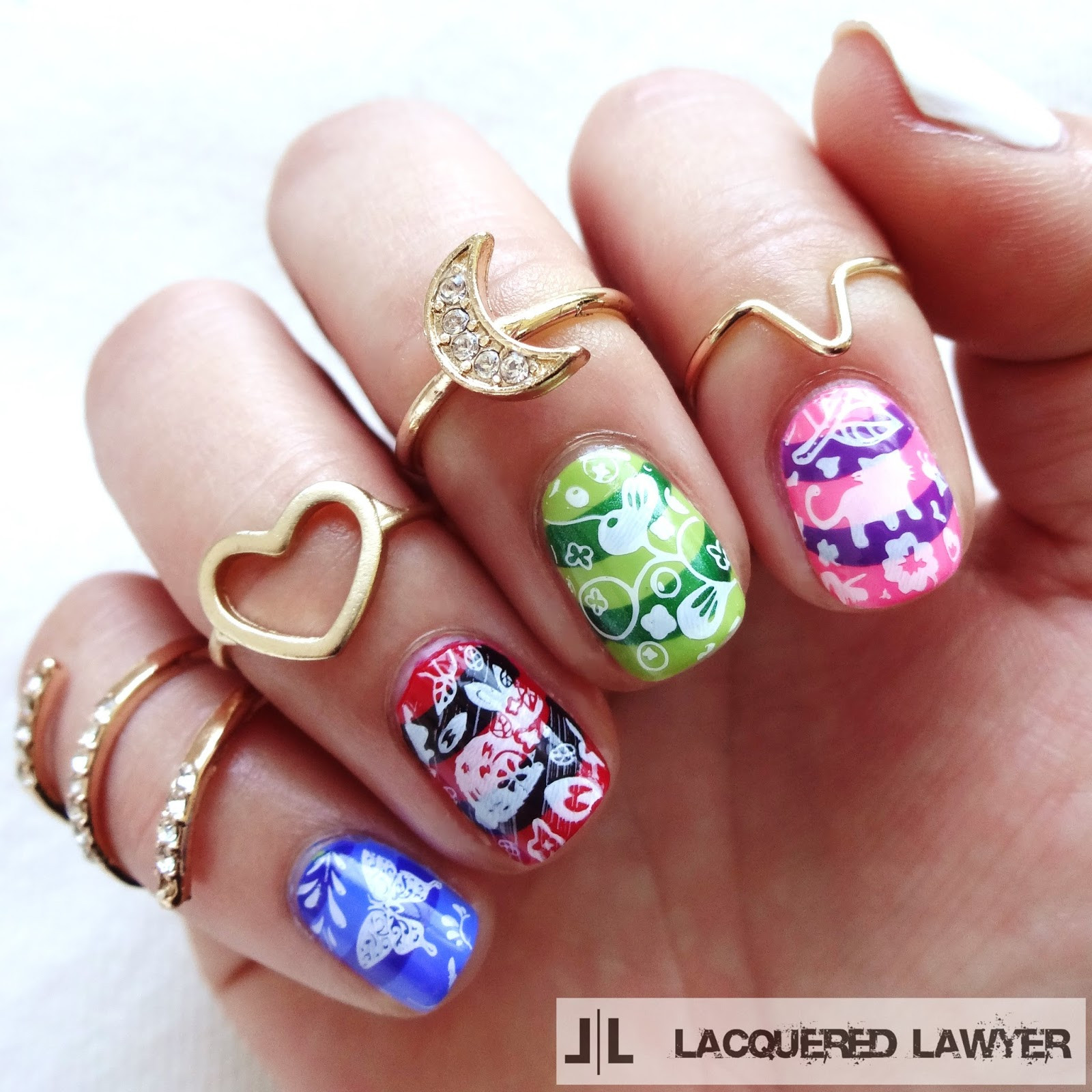 Alice In Wonderland Nail Art
 Lacquered Lawyer