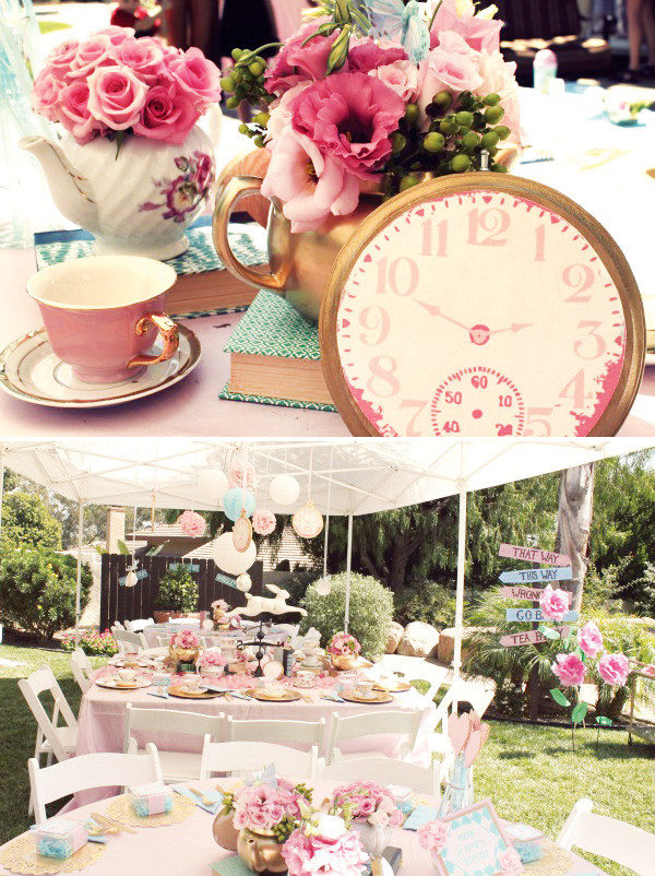 Alice In Wonderland Tea Party Ideas
 Vintage Style Alice In Wonderland