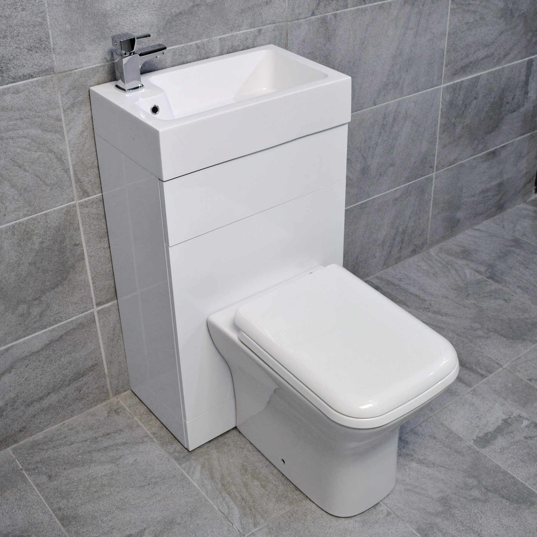 All In One Bathroom Vanity
 All In e Space Saving Toilet Sink Basin bination