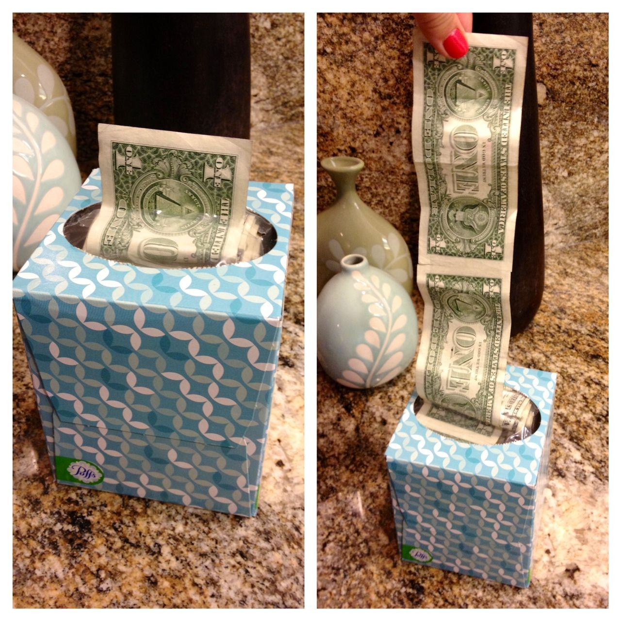 Amazing Birthday Gifts
 Amazing t idea for giving cash Tape dollar bills