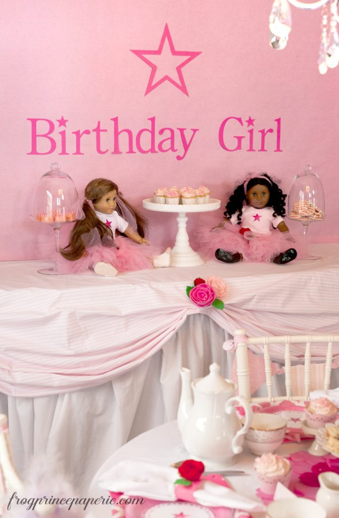 American Girl Tea Party Ideas
 American Girl Tea Party Ideas Frog Prince Paperie