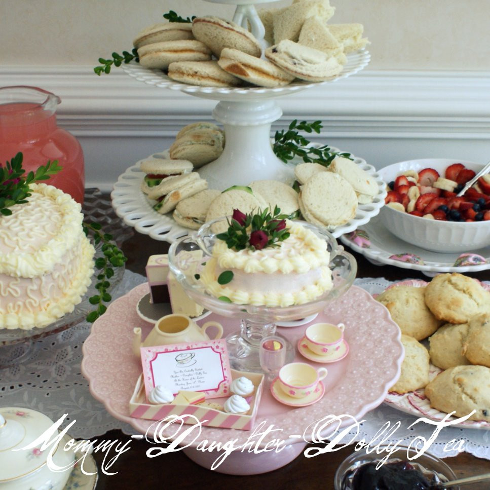 American Tea Party Food Ideas
 A Little Loveliness Mommy Daughter Dolly Tea Menu