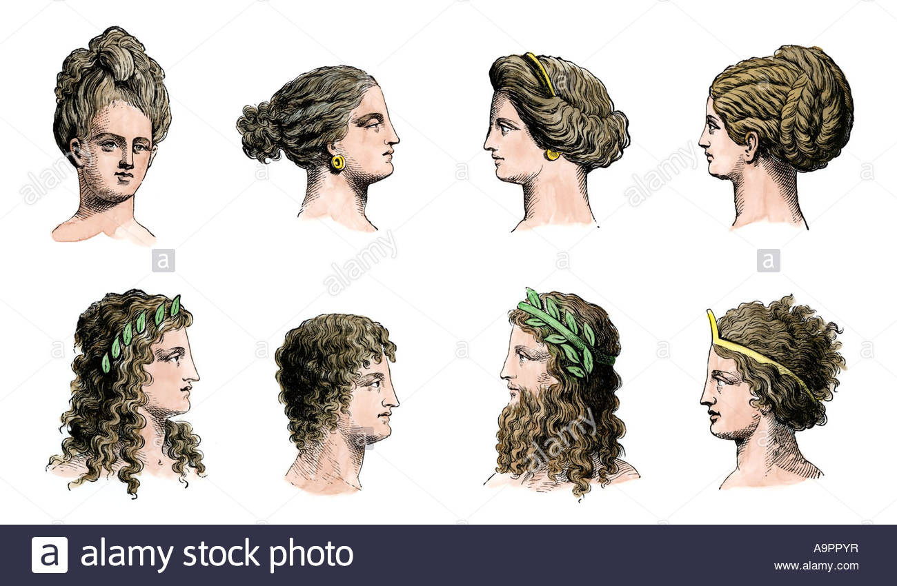 Ancient Greek Female Hairstyles
 Ancient Hairstyles For Men