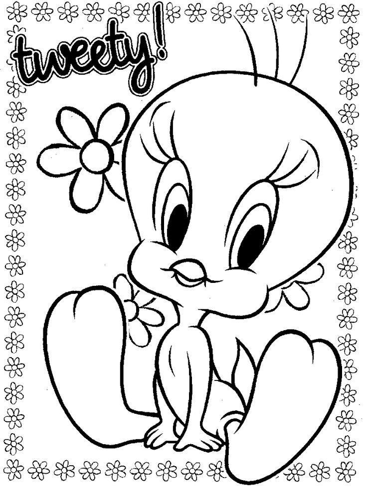 Animal Coloring Pages For Girls
 32 best Coloring Looney Tunes images on Pinterest