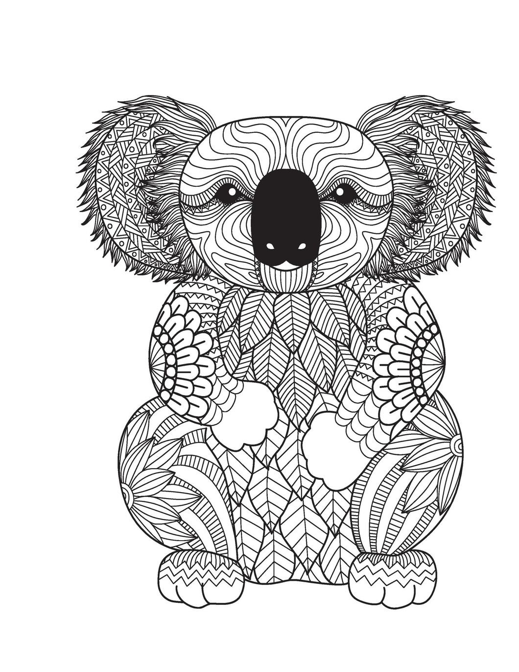 Animals Coloring Pages For Adults
 Amazing Animals for Adults Who Color Live Your Life in