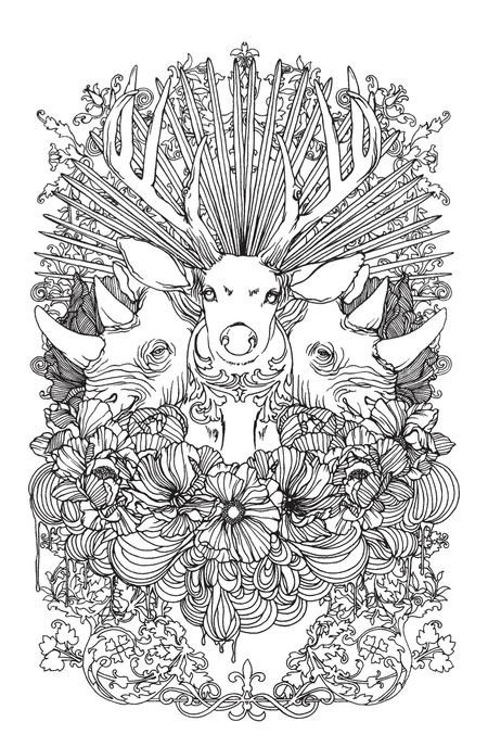 Animals Coloring Pages For Adults
 Stunning Wild Animals Coloring Page