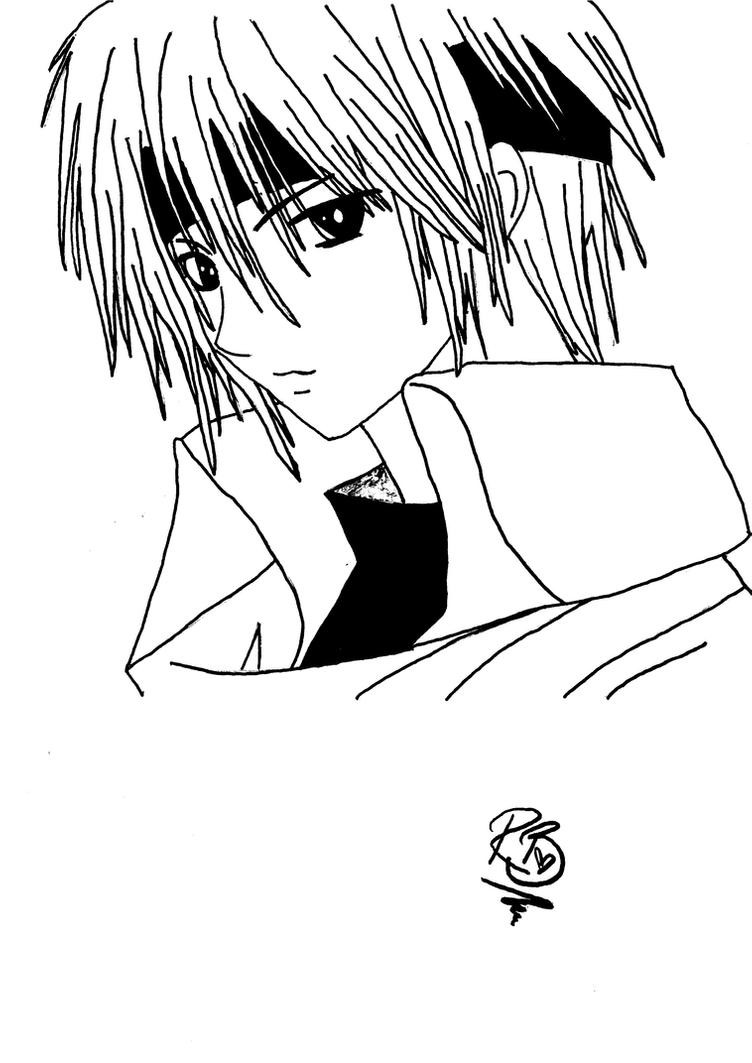 Anime Boys Coloring Pages
 Anime boy by RosieBucky on DeviantArt