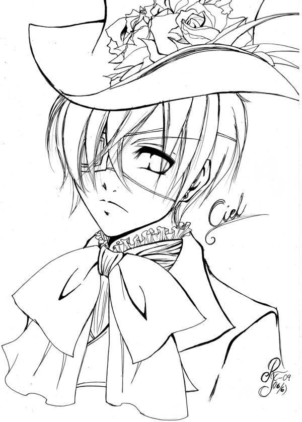 Anime Boys Coloring Pages
 Ciel coloring page