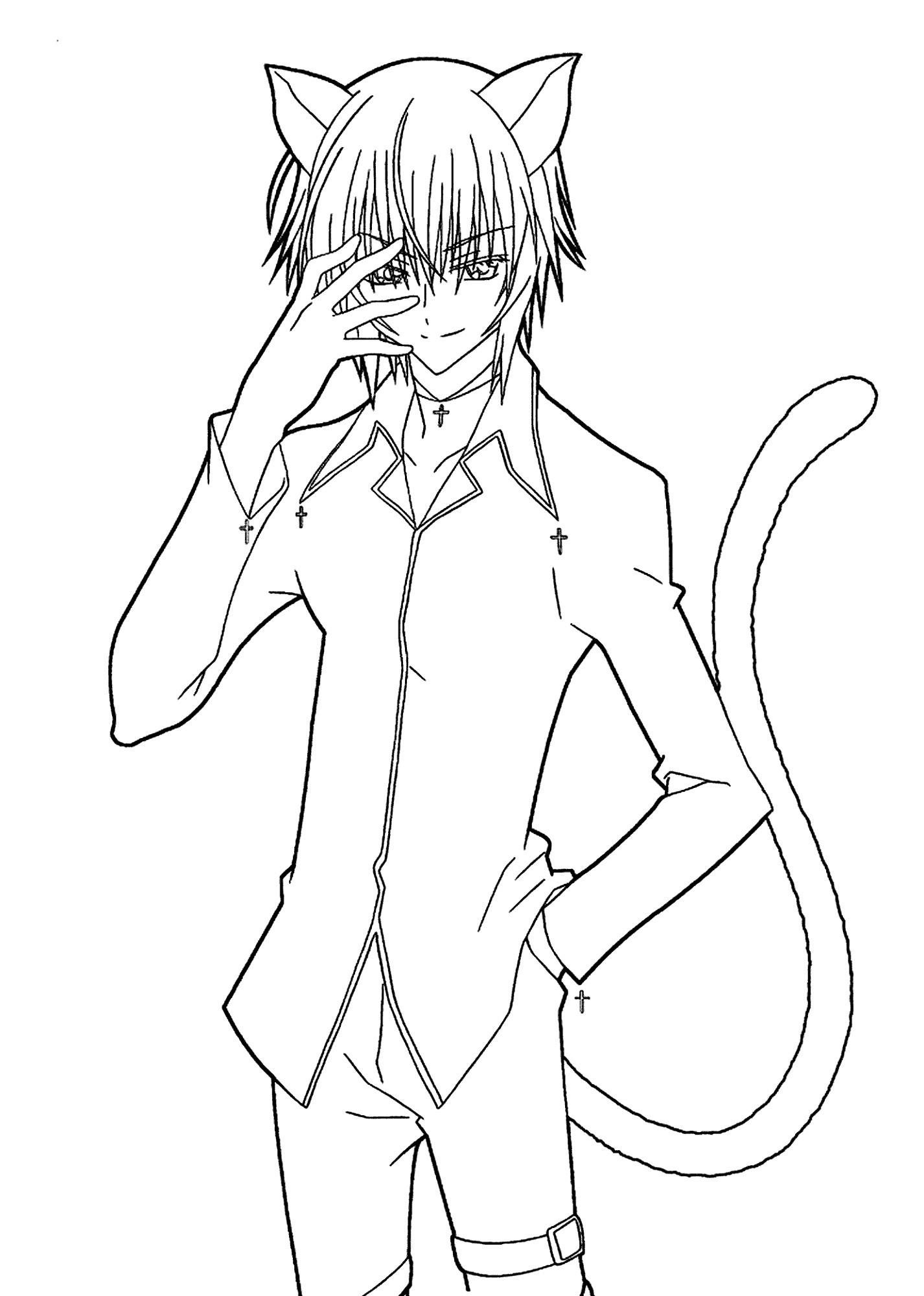 Anime Boys Coloring Pages
 Printable of Coloring Pages for Boys