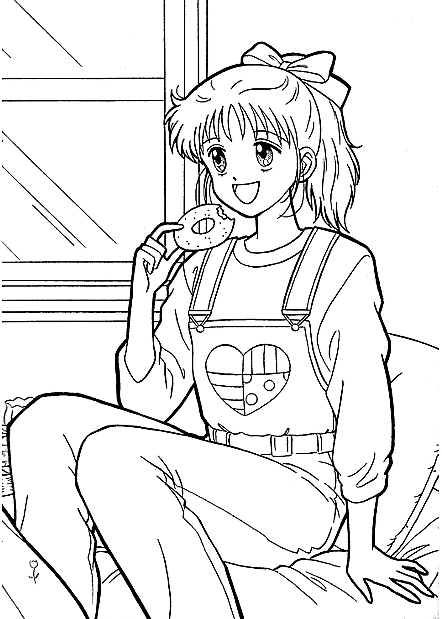Anime Boys Coloring Pages
 Miki from Marmalade boy coloring pages for kids printable