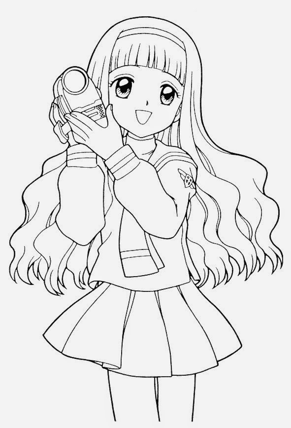 Anime Coloring Pages For Kids
 anime coloring pages online Free Coloring Pages for Kids