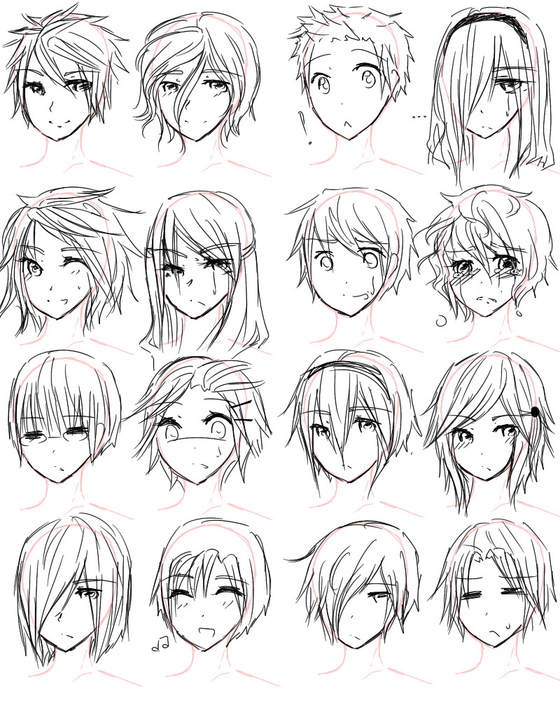 Anime Hairstyles Female Short
 How to Draw Anime Hairstyles for Girls