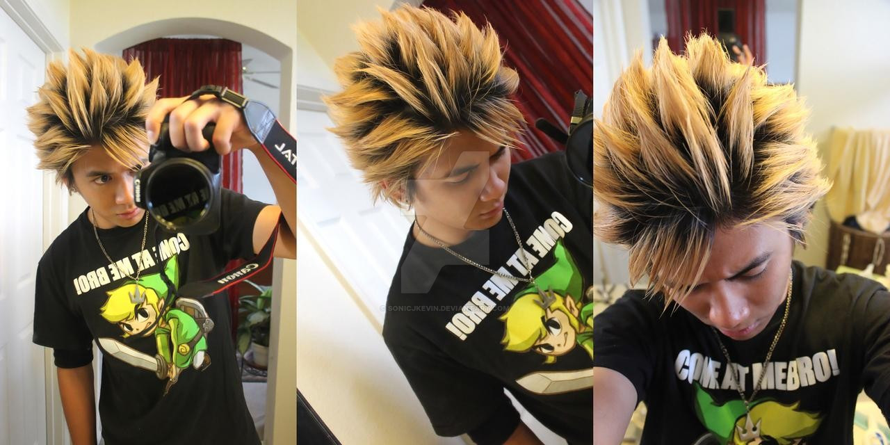 Anime Hairstyles Irl
 Crazy Anime Hairstyle by sonicJKevin on DeviantArt
