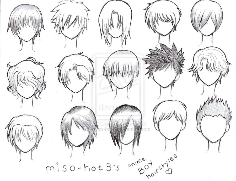 Anime Male Hairstyle
 My s And others Anime boy hairstyles D