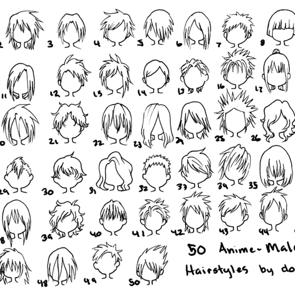 Anime Male Hairstyle
 Male Anime Hairstyles Drawing at GetDrawings