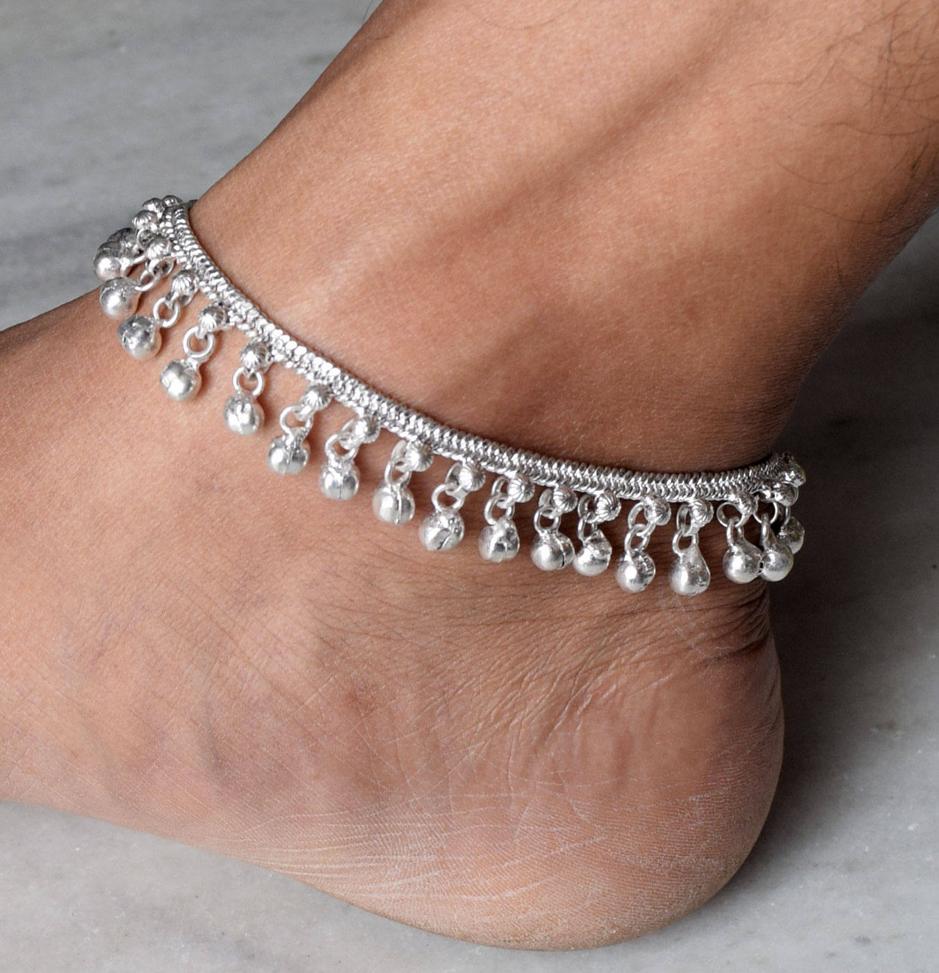 Anklet Silver
 Anklet Silver Anklet Ankle Chain Bells Anklet Bracelet