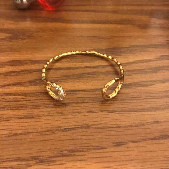Ann Taylor Bracelet
 off Ann Taylor Jewelry Gold and rhinestone bracelet