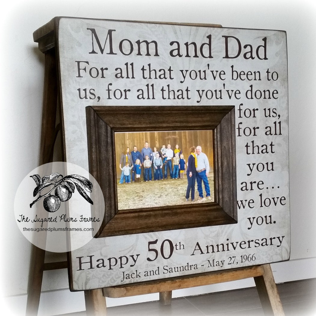 Anniversary Gift Ideas For Parents
 50 Anniversary Gifts Parents Anniversary Gift by