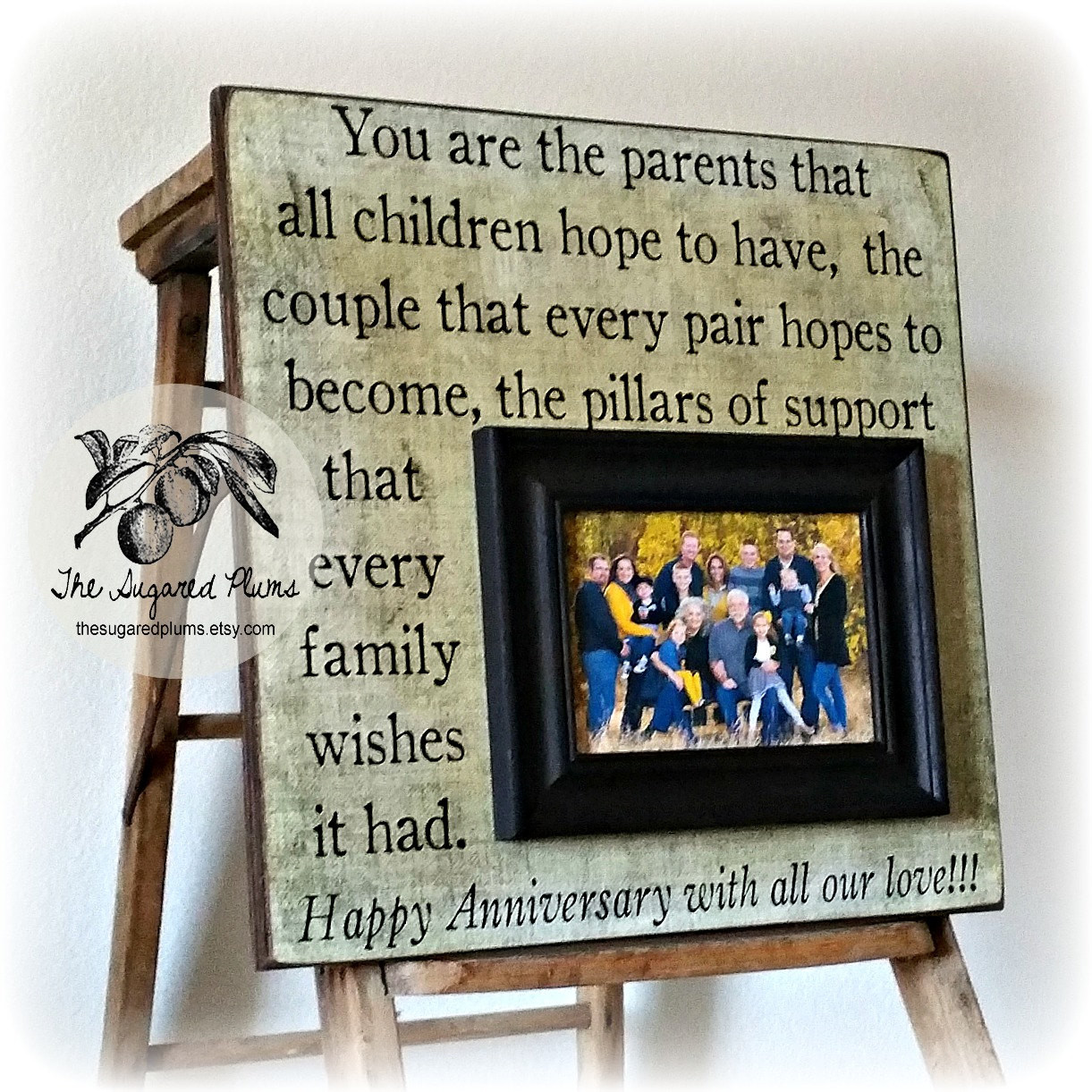 Anniversary Gift Ideas For Parents
 Parents Anniversary Gift 50th Anniversary Gifts You are the
