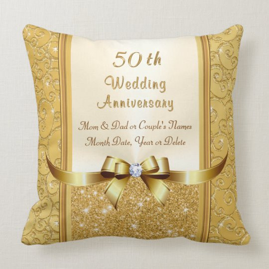 Anniversary Gift Ideas For Parents
 50th Wedding Anniversary Gift Ideas for Parents Throw