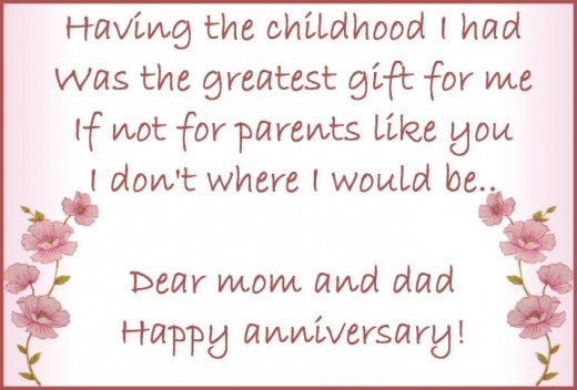 Anniversary Quotes For Mom And Dad
 Happy 17th Amethyst Wedding Anniversary Mom & Dad