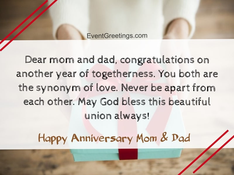 Anniversary Quotes For Mom And Dad
 25 Amazing Happy Anniversary Mom And Dad Quotes And Wishes