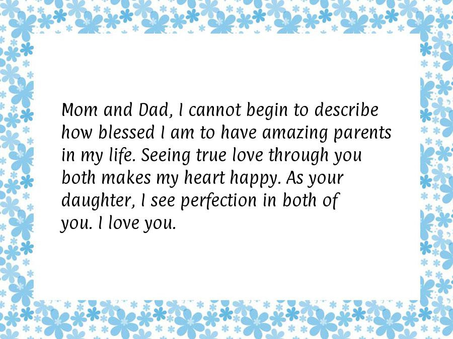 Anniversary Quotes For Parents
 Parents Anniversary Quotes From Daughter QuotesGram