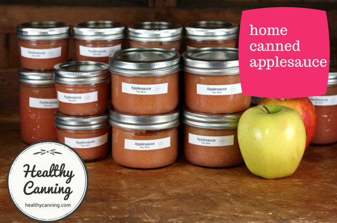 Applesauce Canning Recipe
 Canning applesauce Healthy Canning