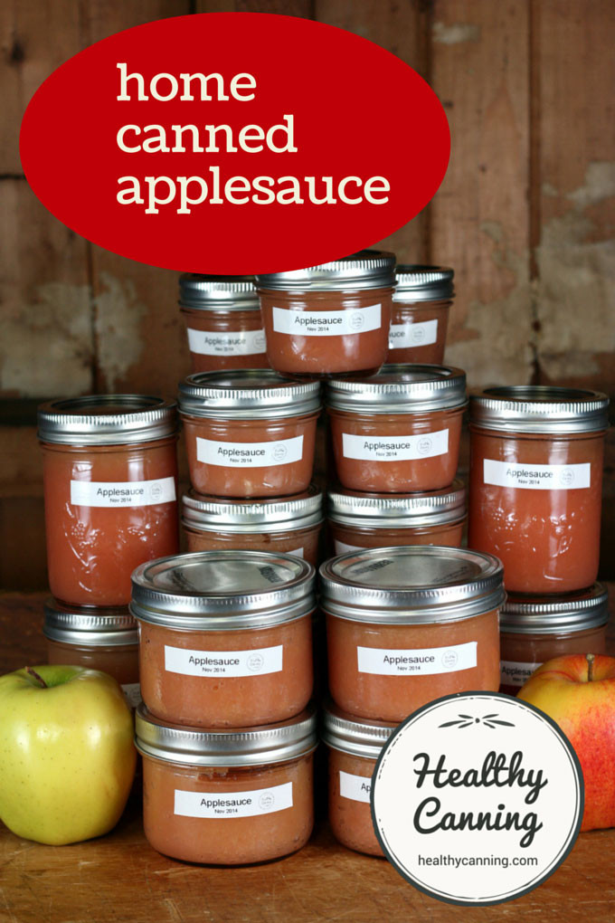 Applesauce Recipe For Canning
 Canning applesauce Healthy Canning