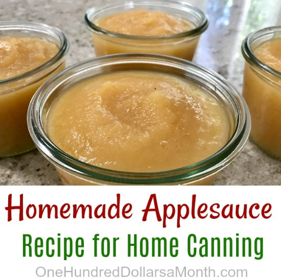 Applesauce Recipe For Canning
 Canning 101 How to Make Homemade Applesauce e