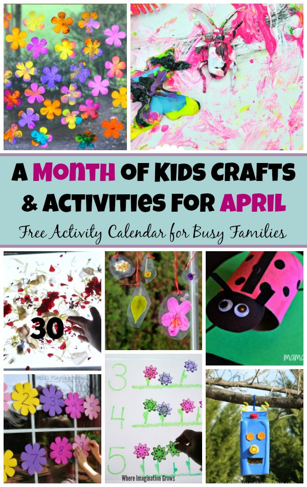 April Preschool Crafts
 30 Spring Preschool Crafts & Activities For April Where