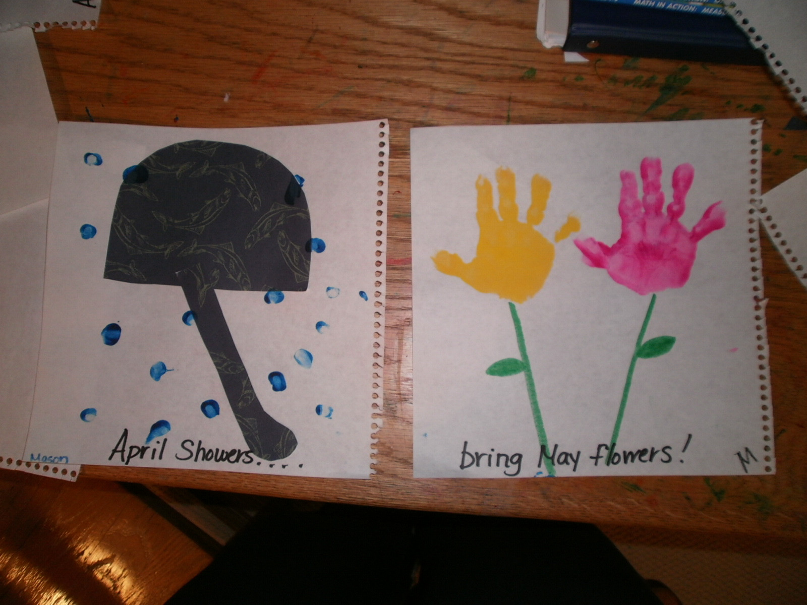 April Preschool Crafts
 april showers brings may flowers preschool craft