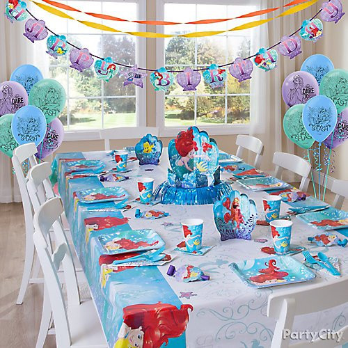 Ariel Birthday Decorations
 Little Mermaid Party Ideas