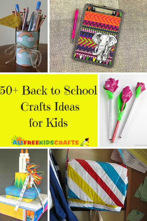 Art And Craft Ideas For Toddlers
 50 Back to School Crafts Ideas for Kids
